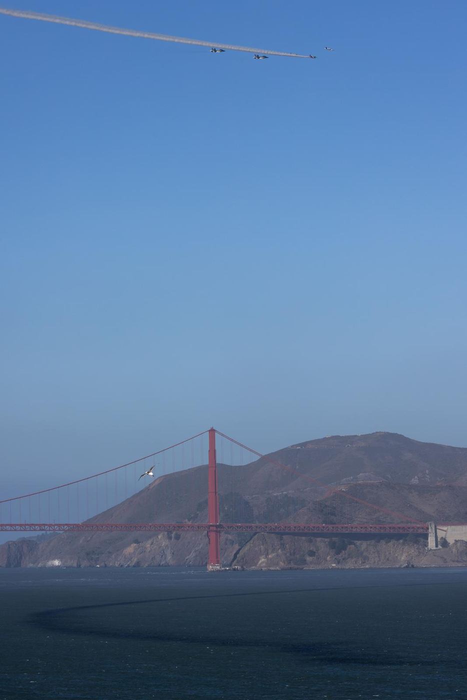Jets over the Golden Gate Bridge
