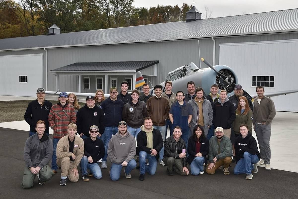 Hangar group photo
